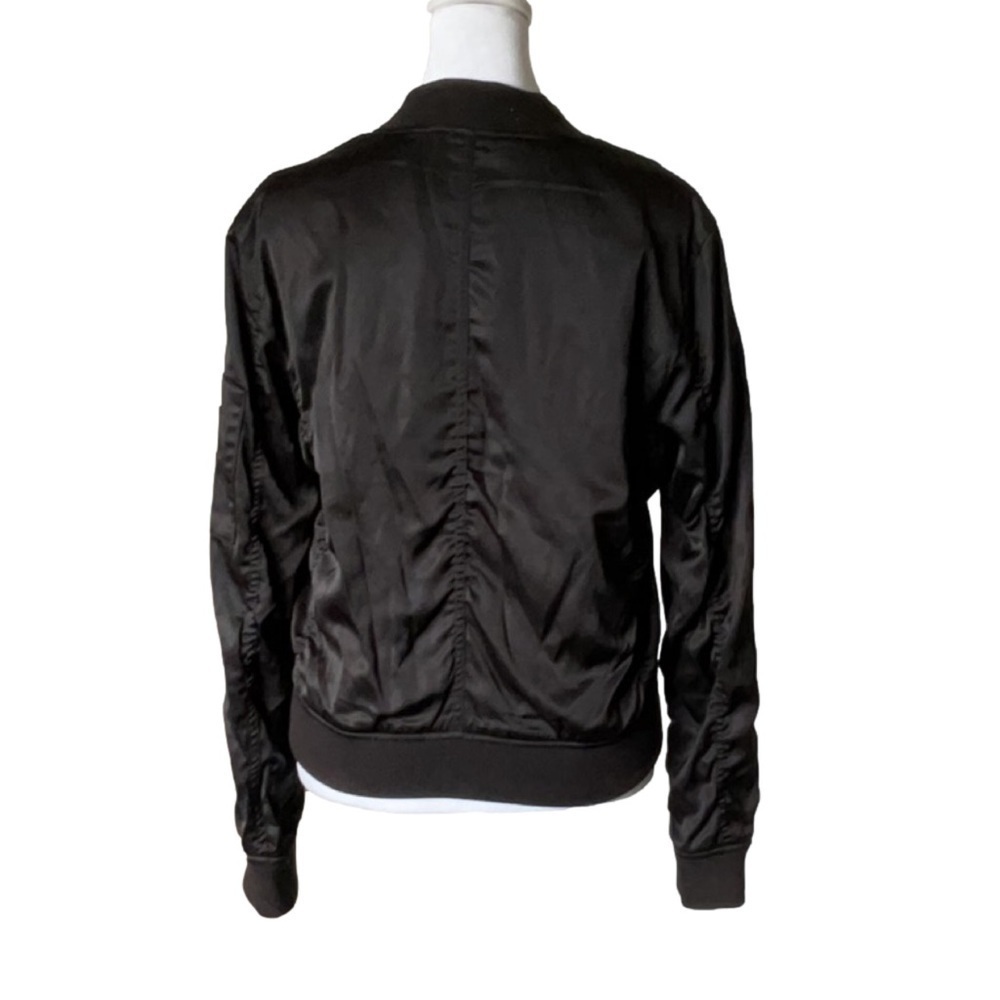 Lucky Brand Ruched Bomber Jacket - Picture 6 of 13